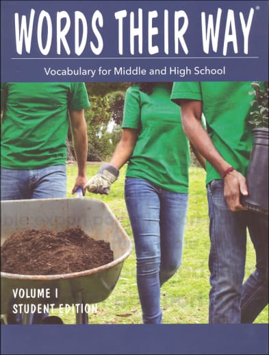 Words Their Way: Vocabulary for Middle & High School 2014 Student Edition Volume I