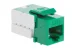 Cat6 RJ45 110 Type Keystone Jack, Green