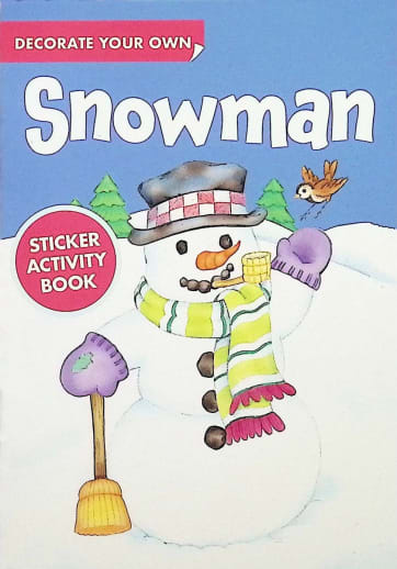 Decorate a Snowman Small Sticker Picture Book