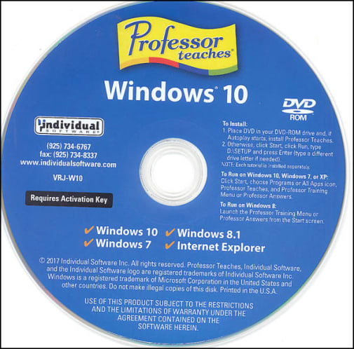 Professor Teaches Windows 10