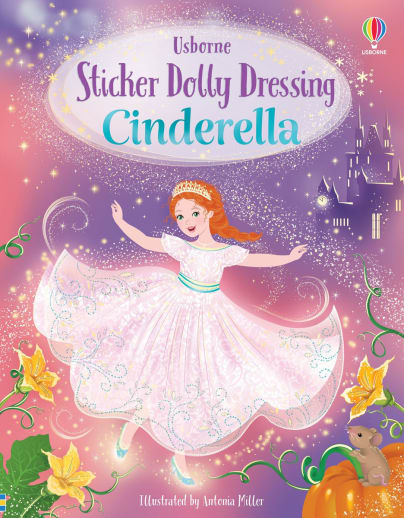 Sticker Dolly Dressing - Cinderella