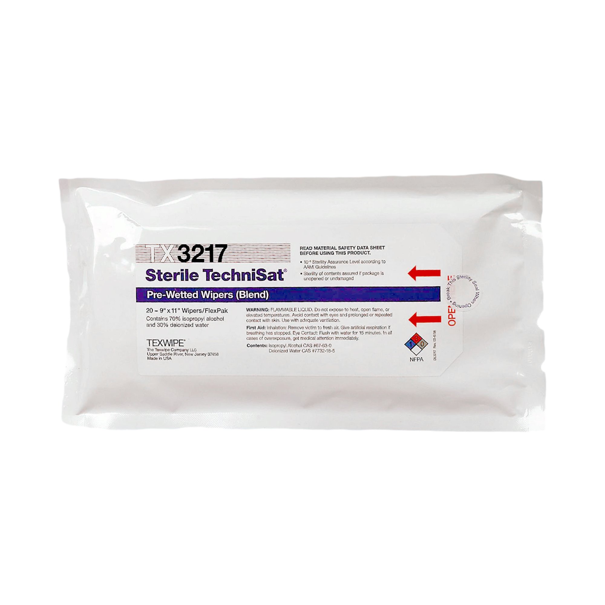 Sterile TechniSat Pre-Wetted Wipes, 20 ct. MK 1139967