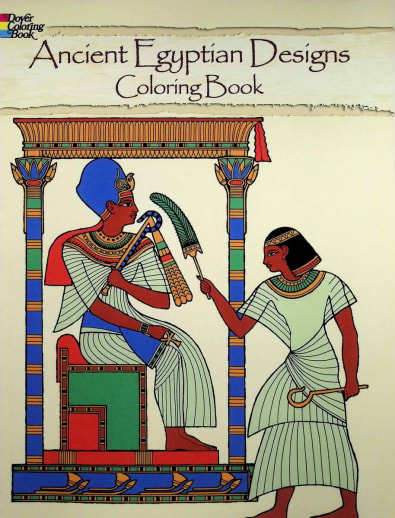 Ancient Egyptian Design Coloring Book