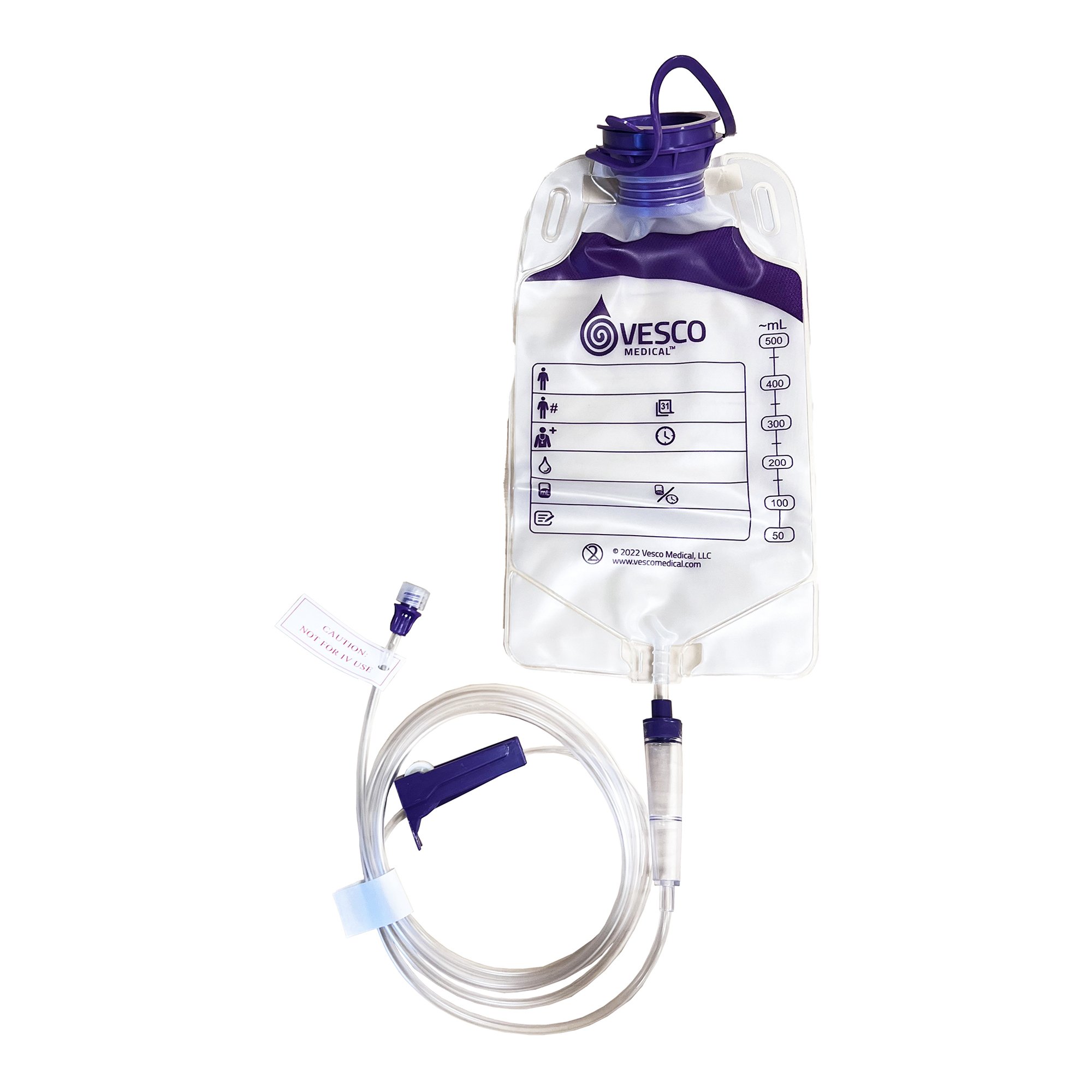 Gravity Feeding Bag Set with ENFit Connector 500 mL MK 1220222