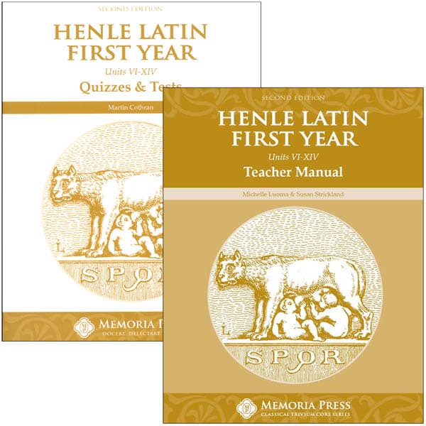 Memoria Press Henle Latin 1 Units 6-14 Set Second Edition