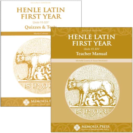 Memoria Press Henle Latin 1 Units 6-14 Set Second Edition