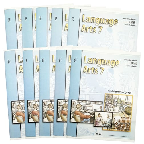Language Arts LightUnit 701-710 Set Sunrise 2nd Edition