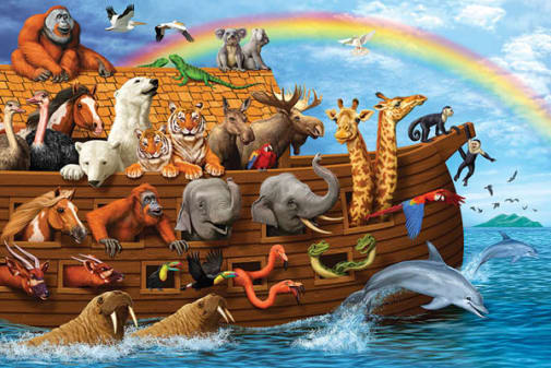 Cobble Hill Voyage of the Ark Tray Puzzle (35 piece)