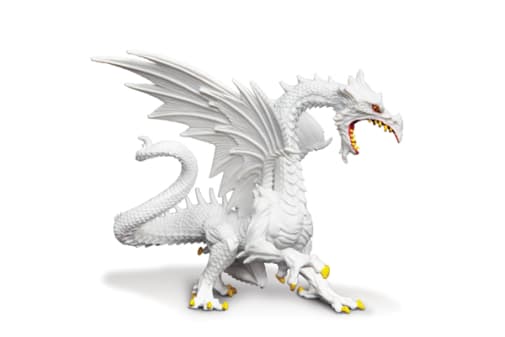 Glow-in-the-Dark Snow Dragon