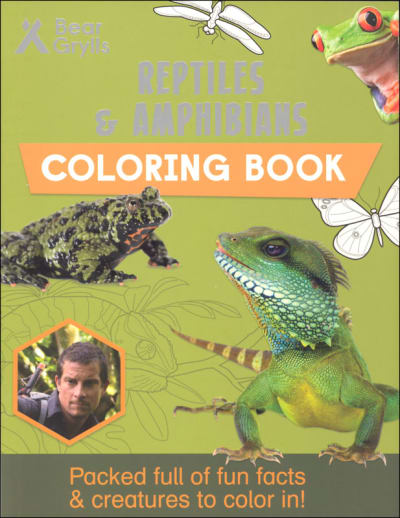 Reptiles & Amphibians Coloring Book (Bear Grylls Coloring Books)