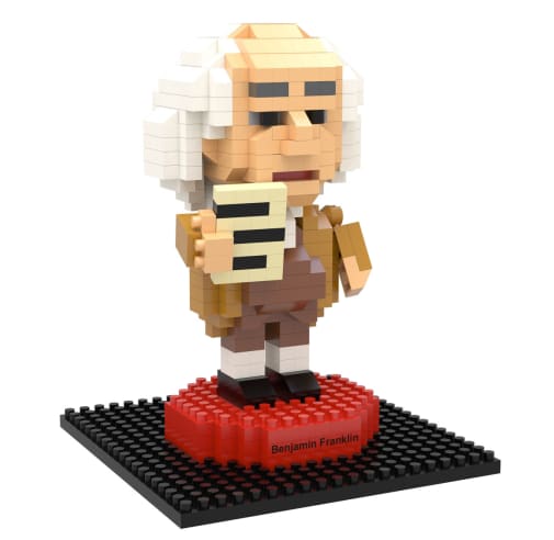 Mini Building Blocks: Benjamin Franklin (390 pieces)