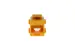 Cat6 RJ45 Inline Coupler Type Keystone Jack, Yellow