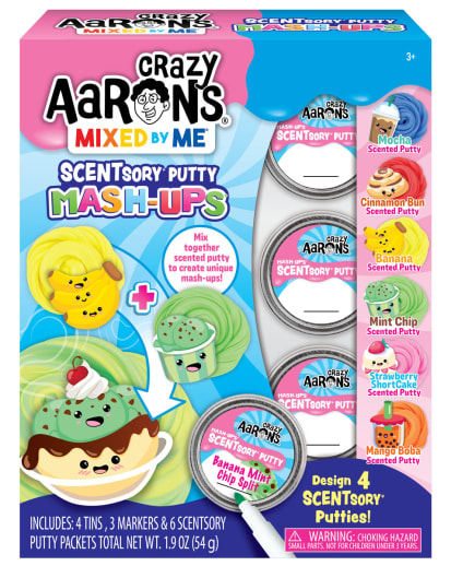 Crazy Aaron's Mixed by Me Thinking Putty Kit - Scentsory Putty Mash-Ups