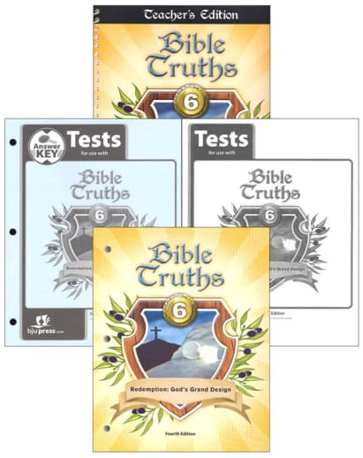 BJU Press Bible Truths 6 Home School Kit 4th Edition