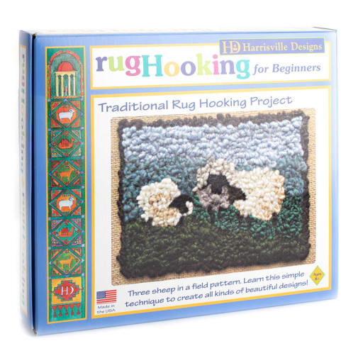 Sheep Rug Hooking Kit by Friendly Loom