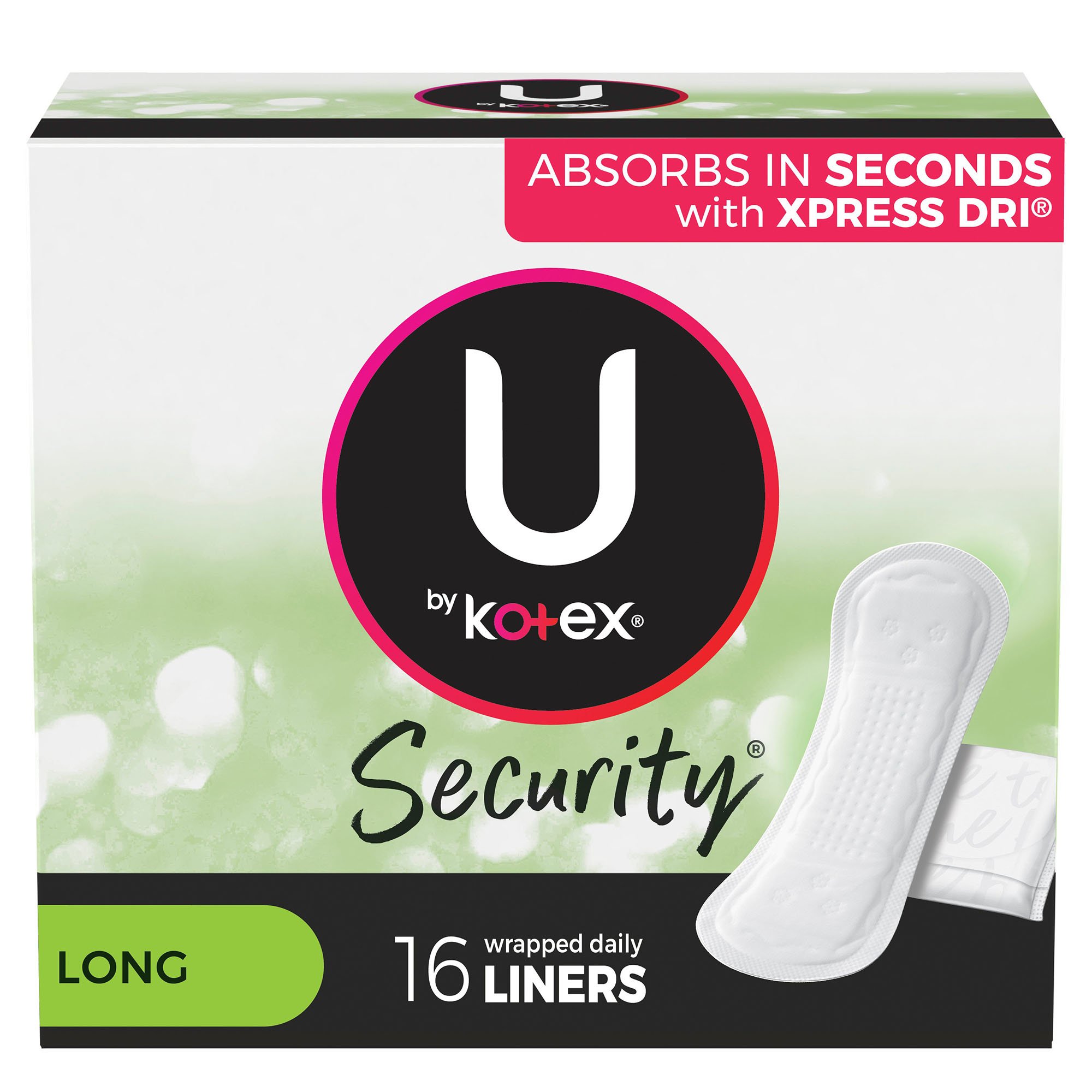 U By Kotex Lightdays Liners, Long MK 1197231