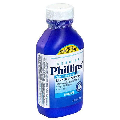 Phillips' Milk of Magnesia Magnesium Hydroxide Laxative MK 814151