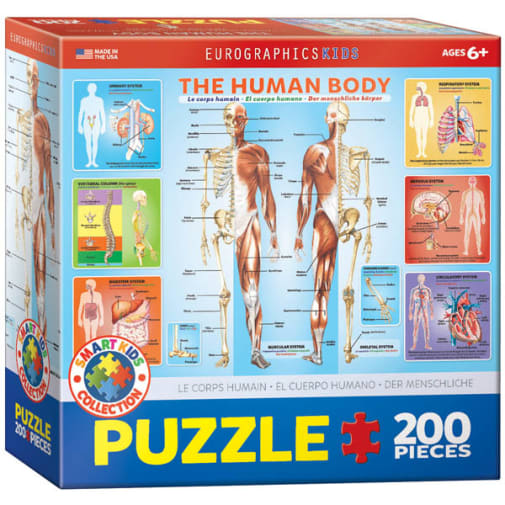 Eurographics Human Body Puzzle - 200 Pieces