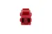 Cat6 RJ45 Inline Coupler Type Keystone Jack, Red