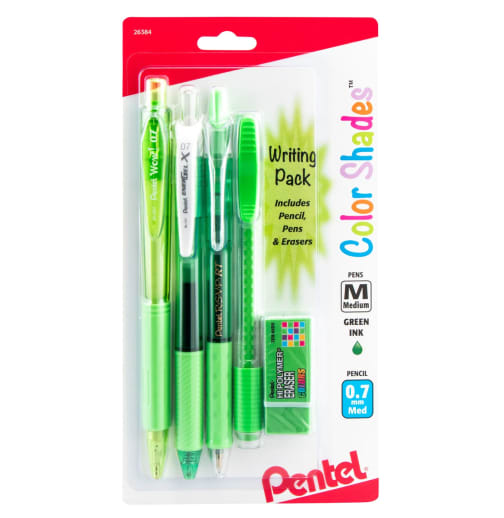 Color Shades Writing Packs - Pastel Green