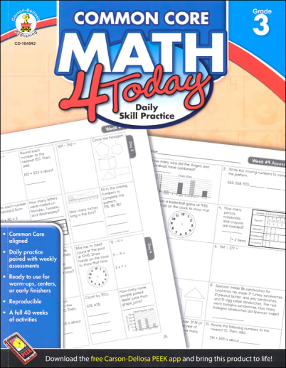 Math 4 Today Grade 3 (Common Core)