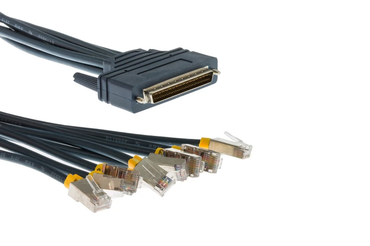 Cisco Compatible 8 Lead Octal Cable, 3ft, CAB-OCTAL-ASYNC