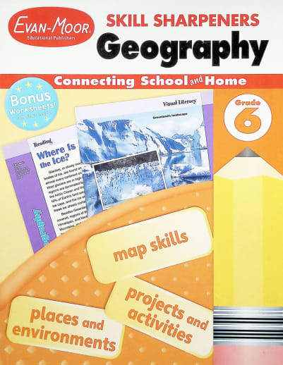 Skill Sharpeners: Geography - Grade 6