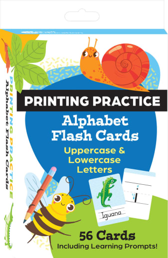 Printing Practice Alphabet Flash Cards