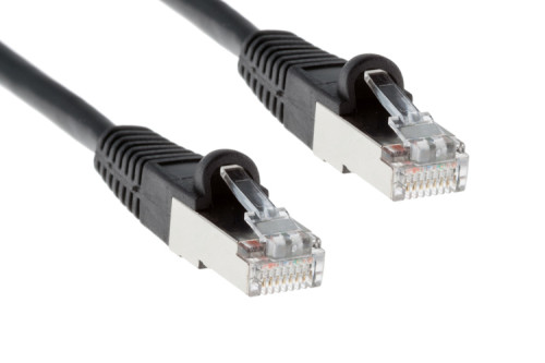 Image of CAT5e Shielded Ethernet Patch Cable, Booted, 15ft
