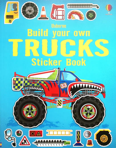 Build Your Own Trucks Sticker Book