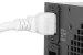 AC power cord, C20 to C19, 12 AWG, 10ft, White