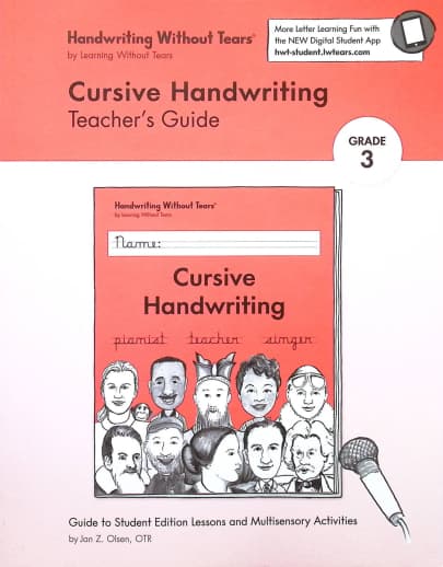 Cursive Handwriting Teacher's Guide (2022 Edition)