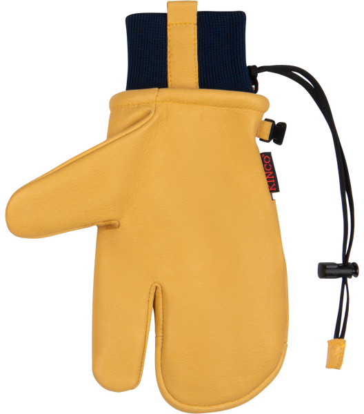 1927KWLT&trade; Lined Premium Grain Pigskin Lobster Ski Mitt with Omni-Cuff&trade;, Striped, large