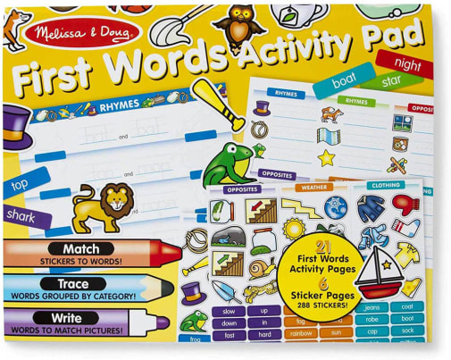 Melissa & Doug First Words Sticker Activity Pad