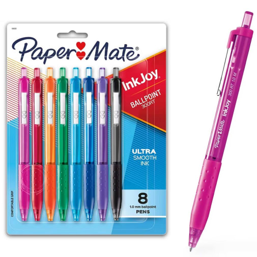Paper Mate InkJoy Ball Point Pens (assorted colors)