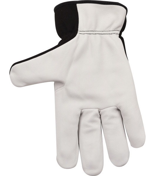 KincoPro&trade; Pearl Premium Grain Goatskin & Synthetic Hybrid, Black, large