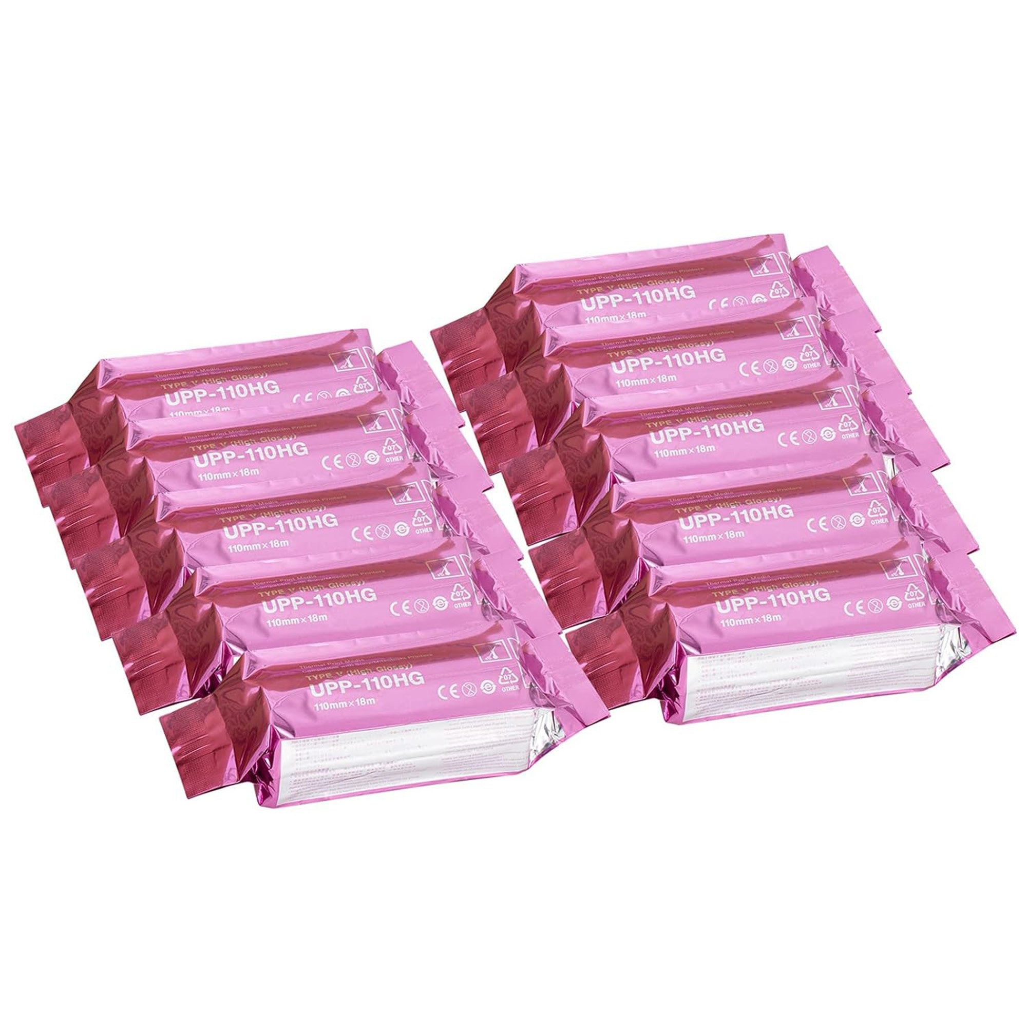 Ultrasound Video Paper Sony Roll Black and White High Gloss Without Grid MK 1008491