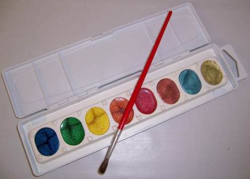 Prang Glitter Watercolor Paint 8 Color Set