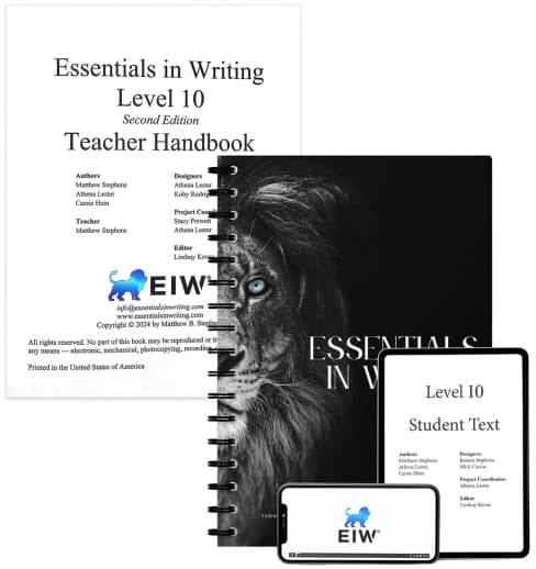 Essentials in Writing Level 10 Bundle (Textbook, Teacher Handbook and Online Video Access) 2nd Edition