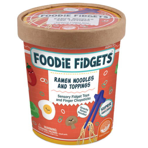 Foodie Fidgets Ramen Noodles and Toppings Squishy Toys