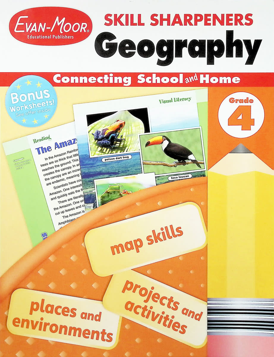 Skill Sharpeners: Geography, Grade 4