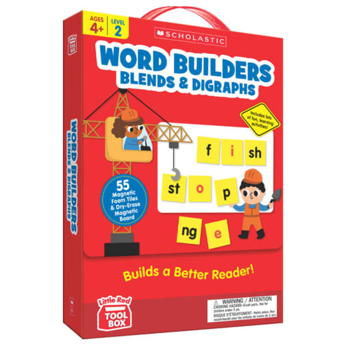 Little Red Tool Box: Word Builders -- Blends & Digraphs