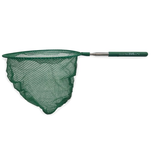 Telescopic Fishing Net - Dark Green
