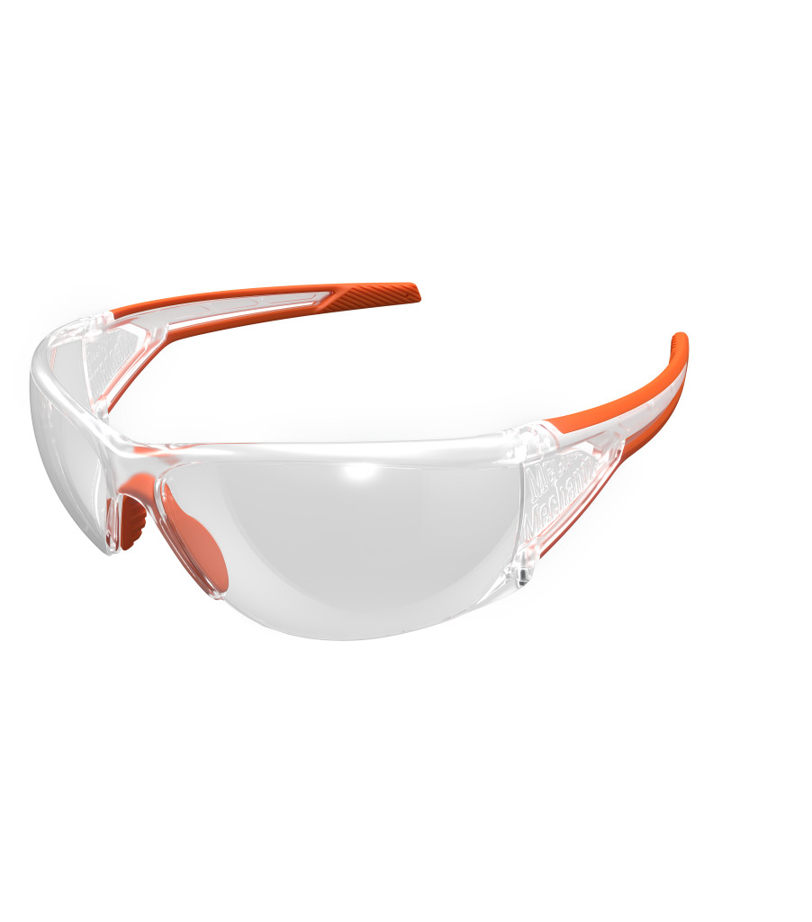 Type-C | Clear/Orange Frame | Clear Lens, Clear/Black, large image number 0