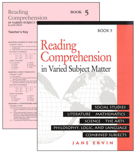 Jane Ervin Reading Comprehension Set - Level 5