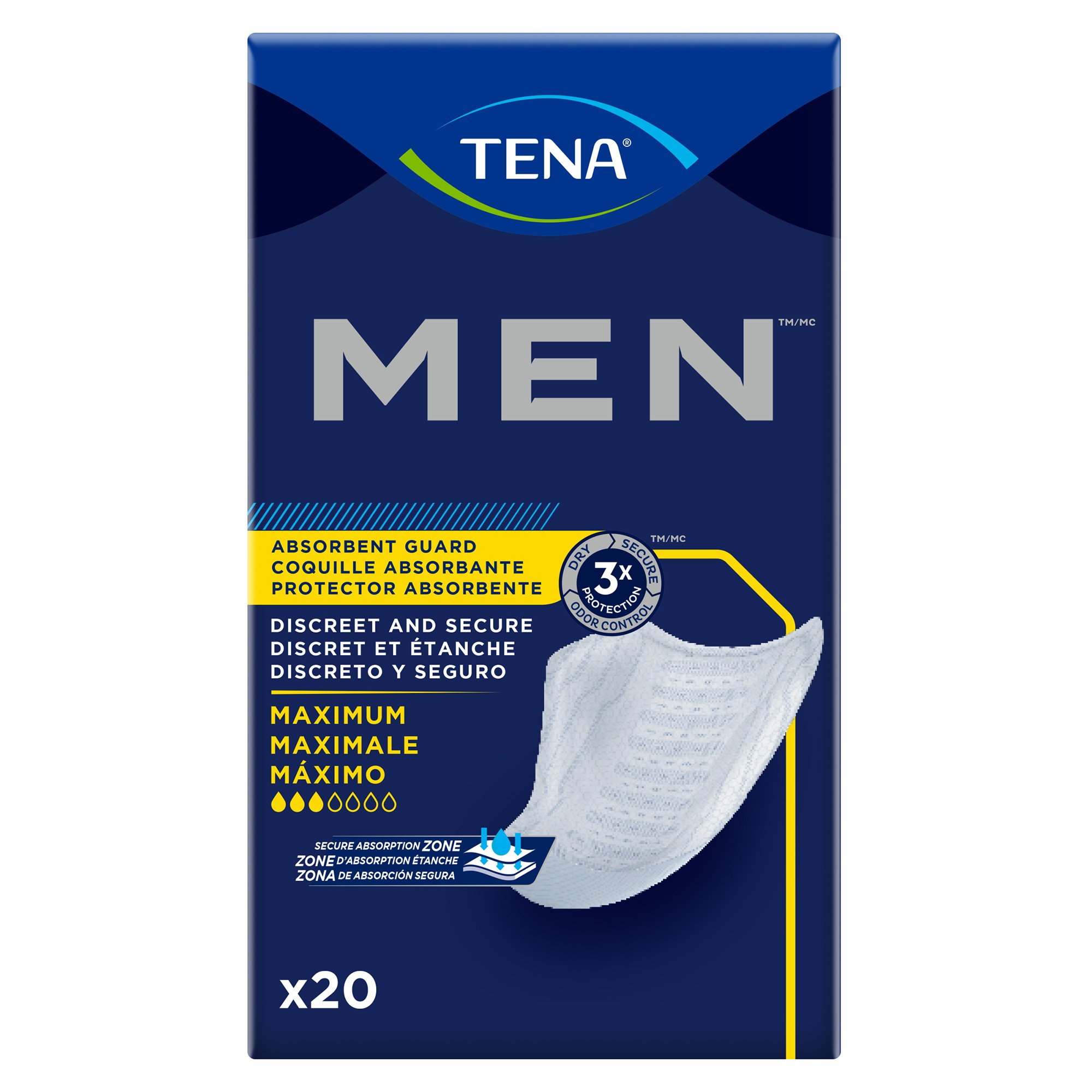 Tena MEN Maximum Guards, Bladder Control Pad MK 465704
