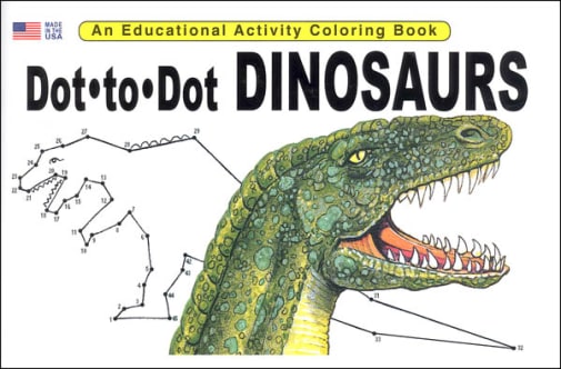 Dot-to-Dot Dinosaurs Activity Book
