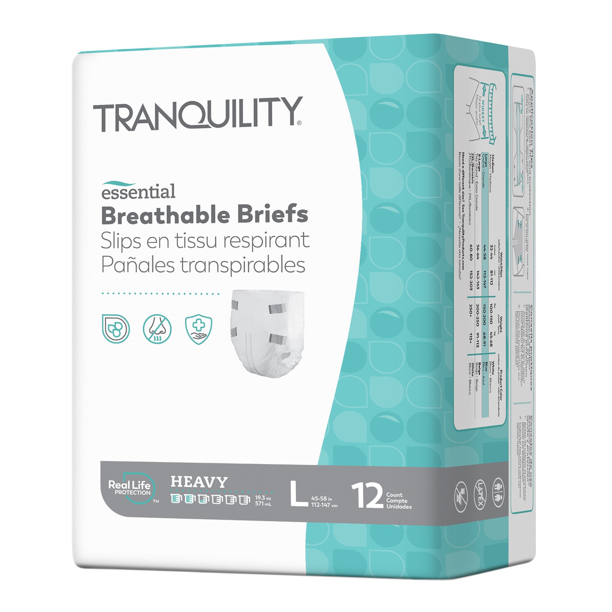 Tranquility Essential Heavy Incontinence Brief, Large MK 1188955