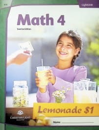 Christian Light Math LightUnit 405 Sunrise Edition