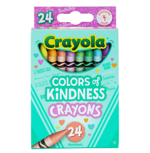 Crayola Colors of Kindness Crayons 24 Count Box